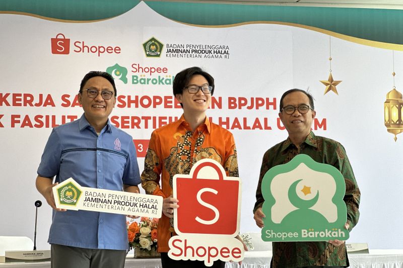 Shopee gandeng BPJPH fasilitasi UMKM sertifikasi Halal