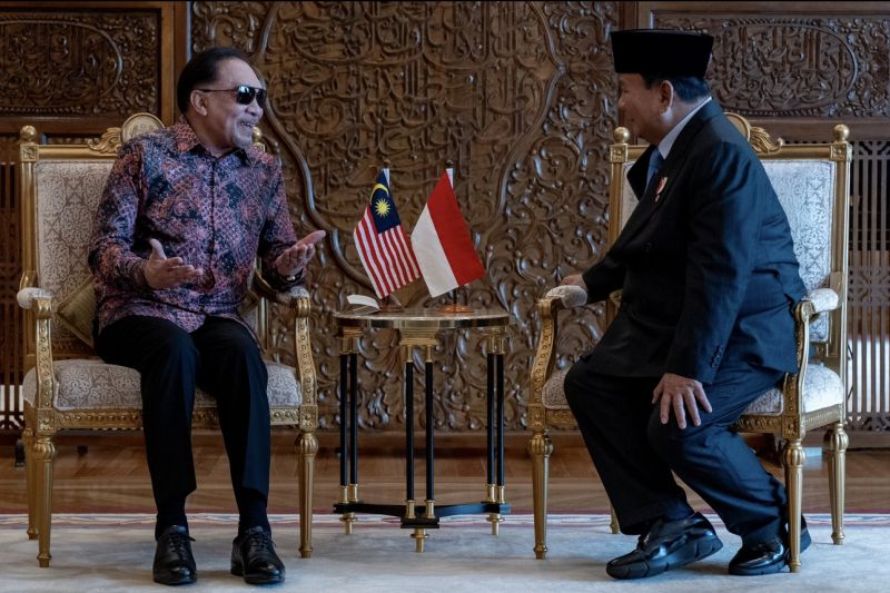 Prabowo-Anwar Ibrahim bahas perjalanan karier politik