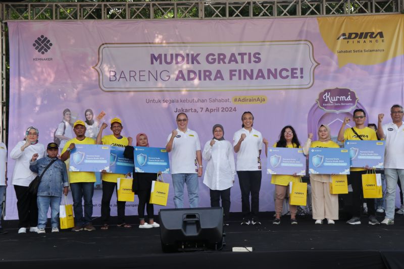 Adira Finance berangkatkan 500 peserta mudik program KURMA