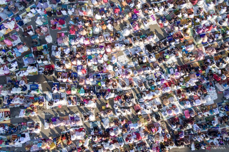 Shalat Idul Fitri di Palembang