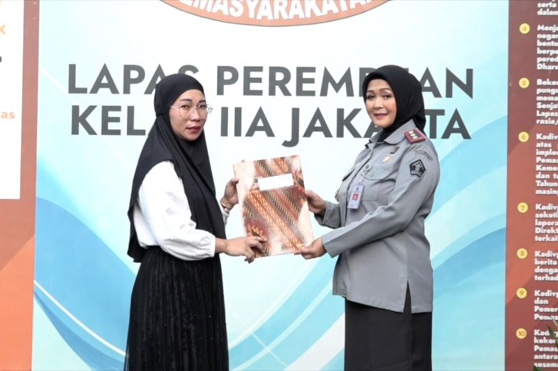 162 warga binaan Lapas Perempuan Jakarta terima remisi Idul Fitri