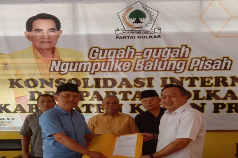 Wakil Ketua DPD Gerindra DIY daftar cabup melalui Golkar Kulon Progo
