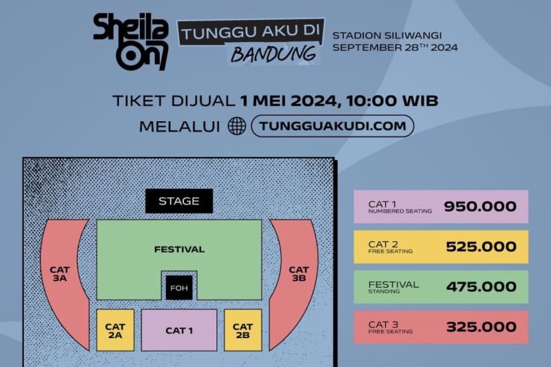 Sheila On 7 rilis harga tiket tur konser di 5 kota Indonesia