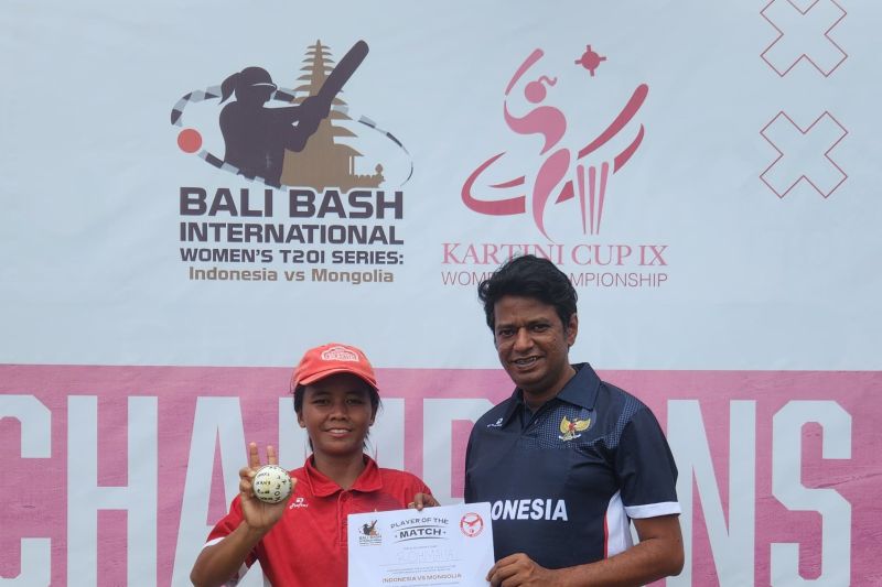 Atlet Indonesia pecahkan rekor dunia kriket di Bali Bush International