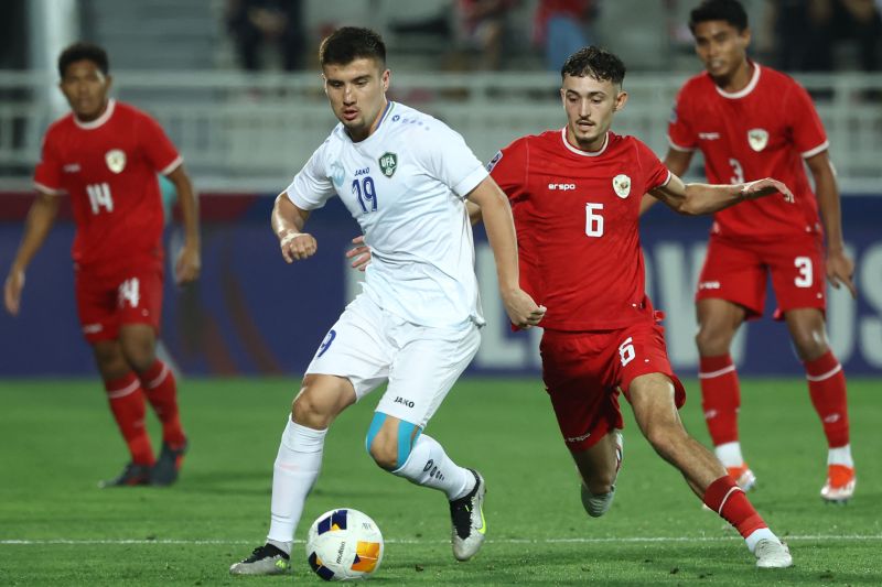 Gol Norchaev bawa Uzbekistan sementara memimpin 1-0