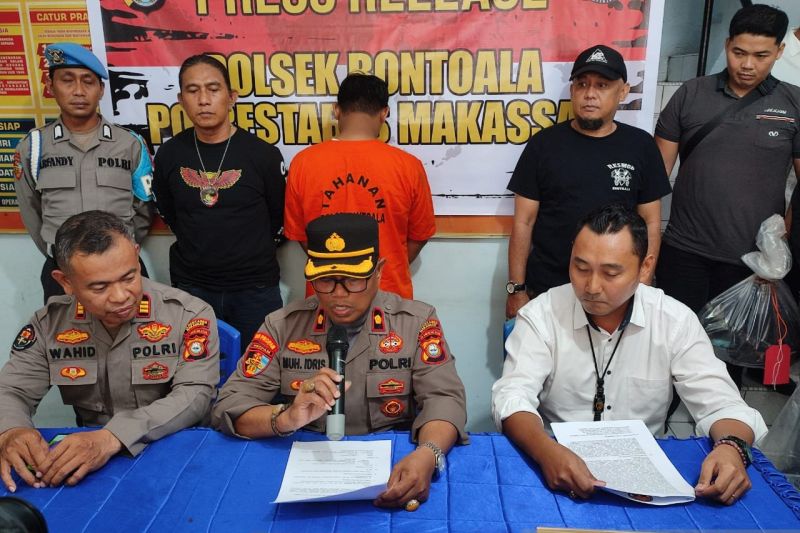 Polisi tangkap pelaku pembakar rumah mertuanya di Makassar