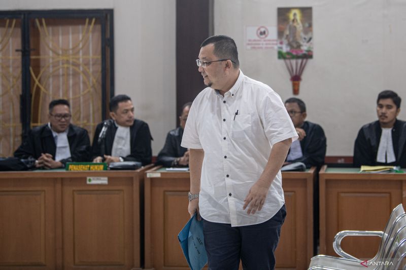 Sidang dakwaan mantan Ketua Umum KONI Sumatera Selatan
