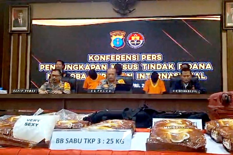 Polda Kaltim ungkap jaringan internasional narkoba lintas Kalimantan