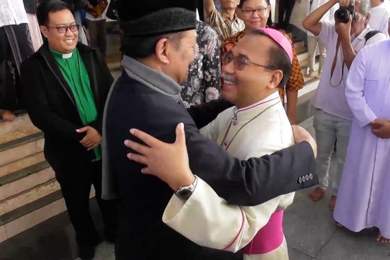 Sambangi MAJT, Uskup Agung Semarang sampaikan selamat Idul Fitri