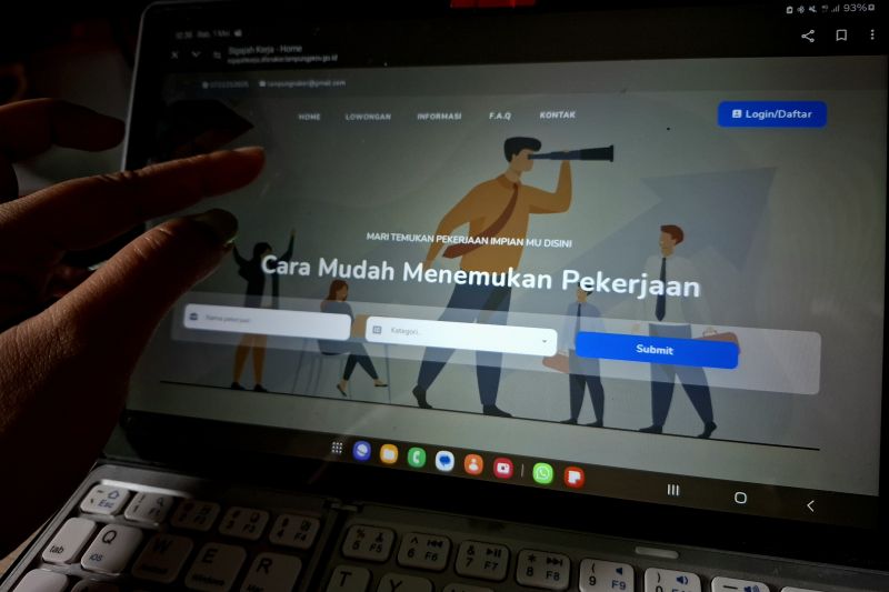 Disnaker Lampung: 11.572 pencari kerja manfaatkan aplikasi Si Gajah