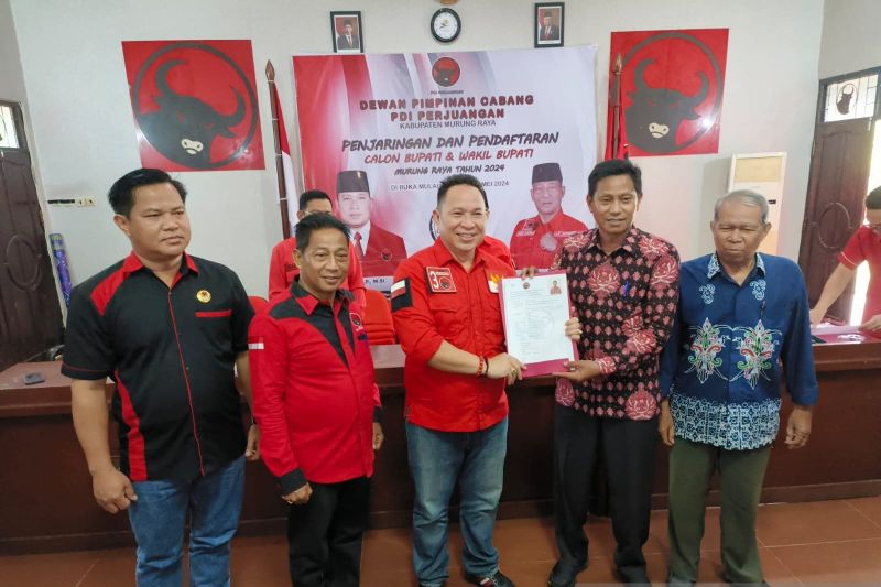 Empat nama mendaftar ke PDIP maju di Pilkada Murung Raya 2024