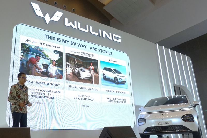 Wuling sumbang 64 persen penjualan kendaraan elektrik