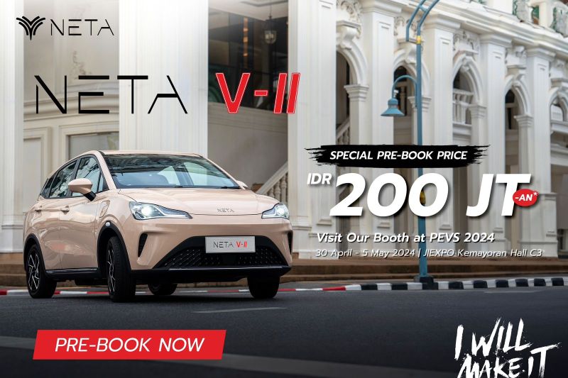 NETA V-II siap meluncur di Indonesia dengan harga Rp200 juta-an
