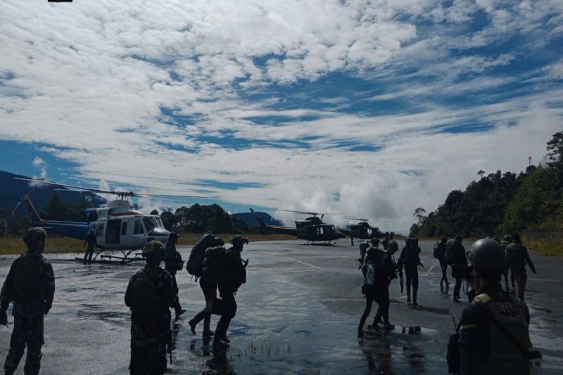 Satgas Damai Cartenz lakukan penyisiran OPM di Intan Jaya-Papua