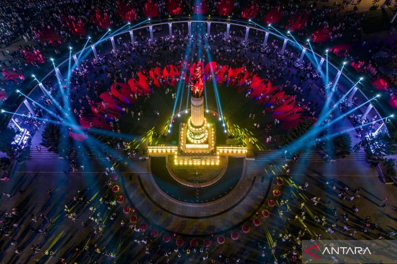 Gemerlap festival cahaya di Harbin China