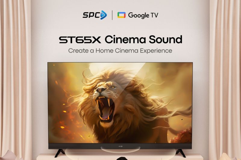 SPC kenalkan TV pintar ST65X, Google TV dengan built-in soundbar