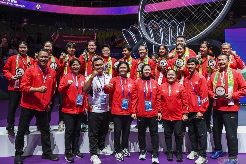 Menpora bangga atas capaian tim putri Indonesia runner up Piala Uber