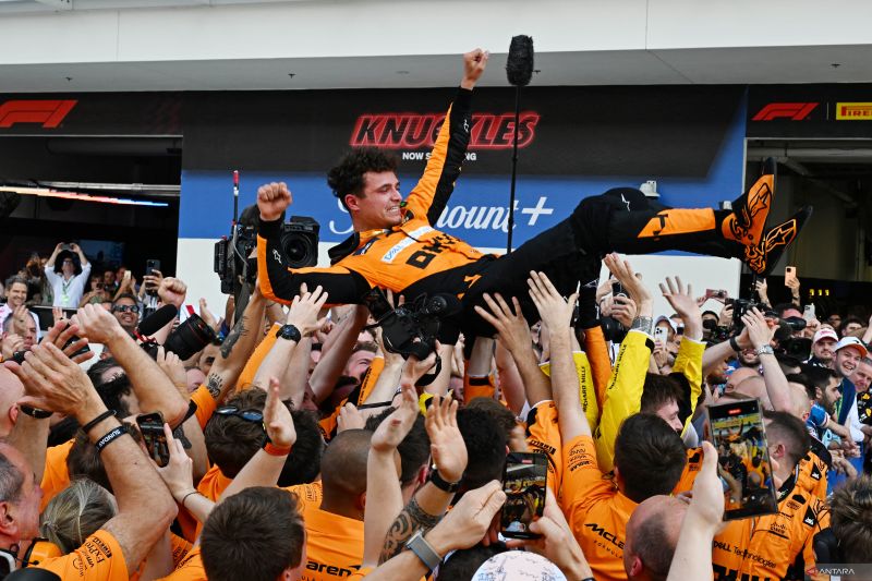 Lando Norris sangat bangga setelah raih kemenangan F1 pertamanya