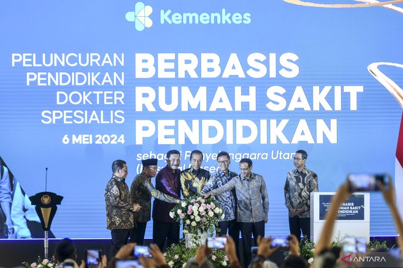 Presiden Jokowi luncurkan Pendidikan Dokter Spesialis Berbasis Rumah Sakit Pendidikan