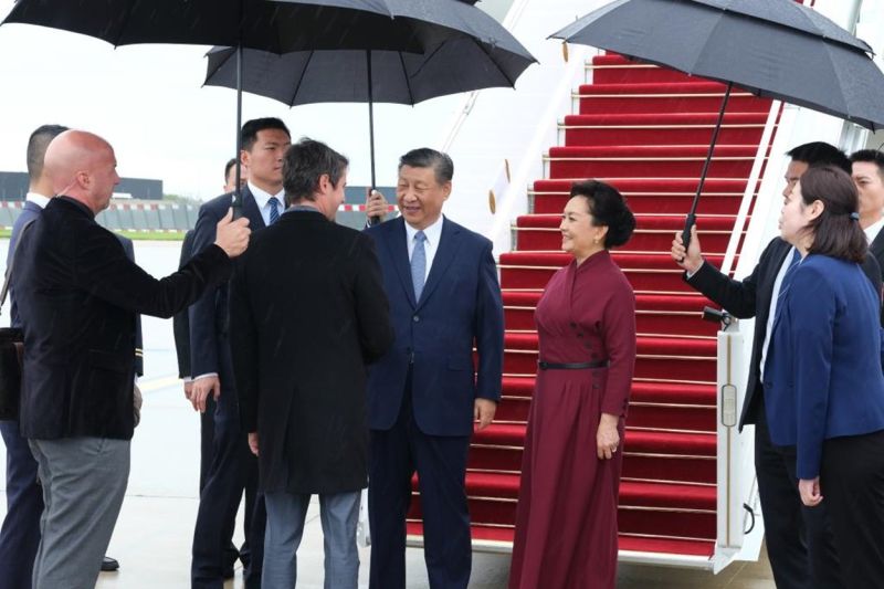 Presiden China, Prancis dan Komisi Eropa lakukan pertemuan trilateral