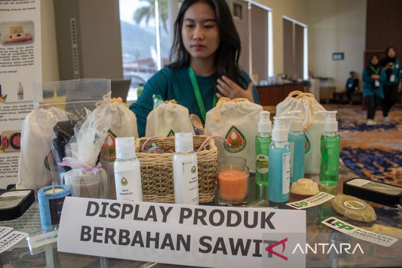 Pengenalan produk berbahan sawit kepada pelajar