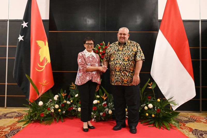 Menlu Retno Marsudi dan Menlu Papua Nugini adakan pertemuan di Jayapura