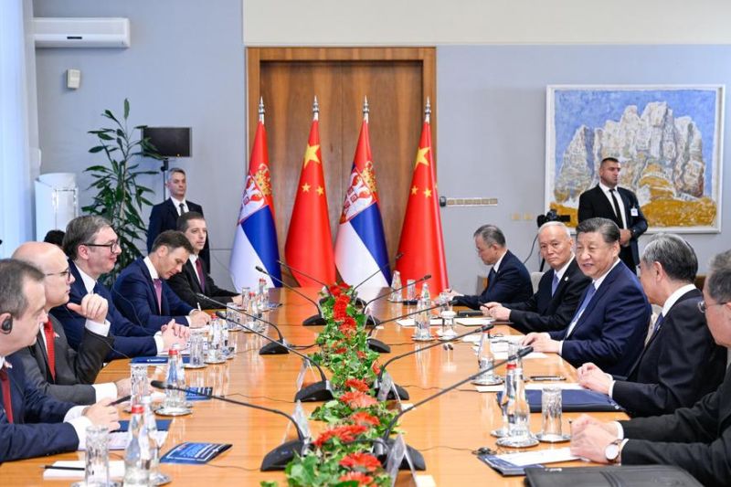 Xi Jinping dan Vucic gelar pembicaraan di Beograd, Serbia