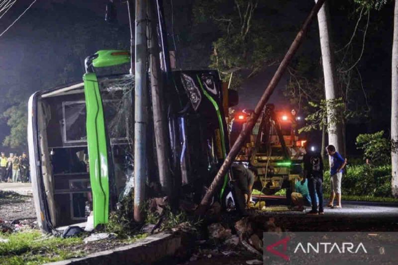 Kemenhub: Kecelakaan bus di Subang diduga akibat rem blong