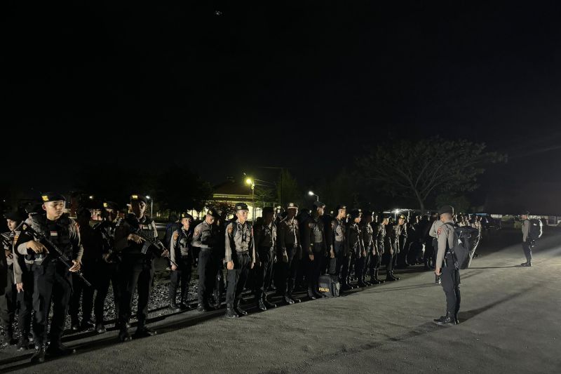 Polda Sulteng kerahkan 68 personel BKO dukung pengamanan di Buol