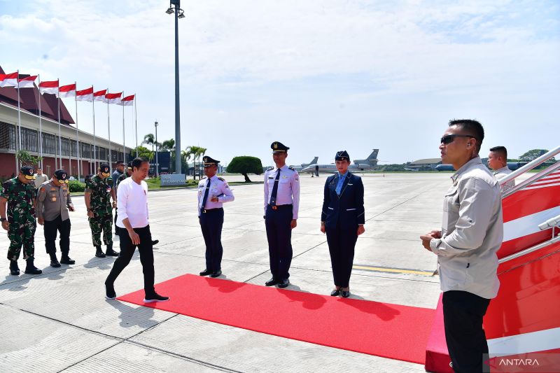 Presiden Jokowi bertolak ke Sulawesi Tenggara untuk kunjungan kerja