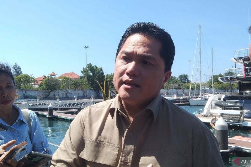 Ketua Umum PSSI Erick Thohir tonton Timnas Putri U17 di Bali