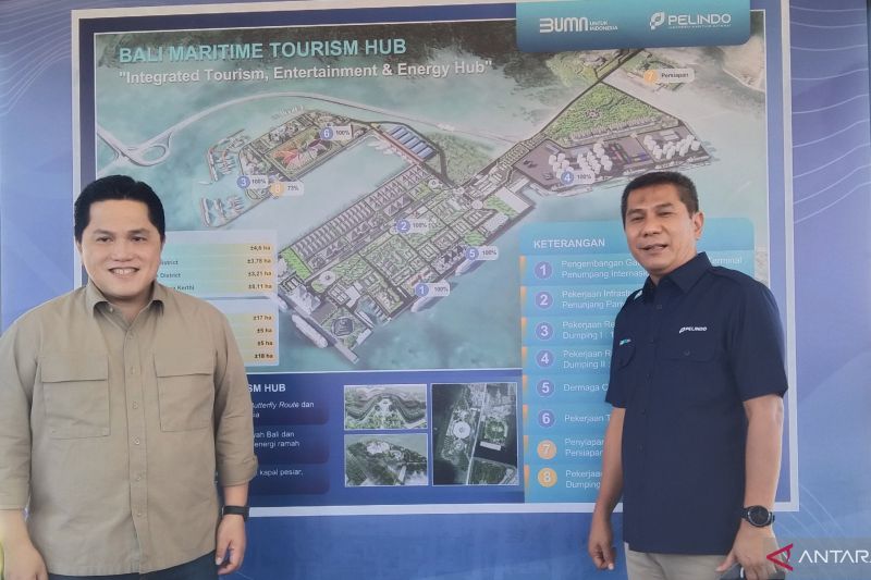 Menteri BUMN sebut BMTH Bali mampu tampung 400 kapal wisata