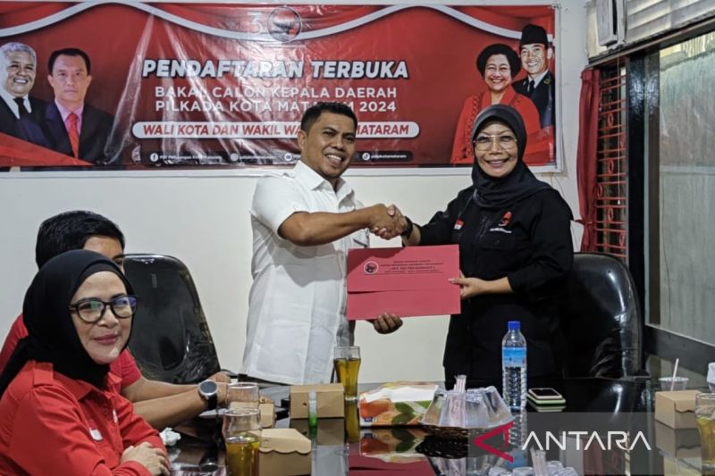 Ketua Gerindra Kota Mataram daftar Pilkada  lewat PDIP