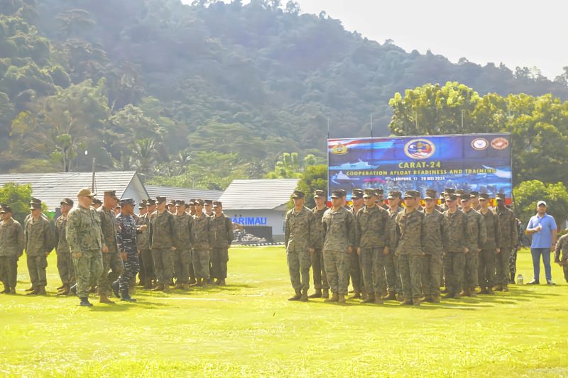 TNI AL gelar Latma CARAT  di Lampung bersama US Navy dan USMC