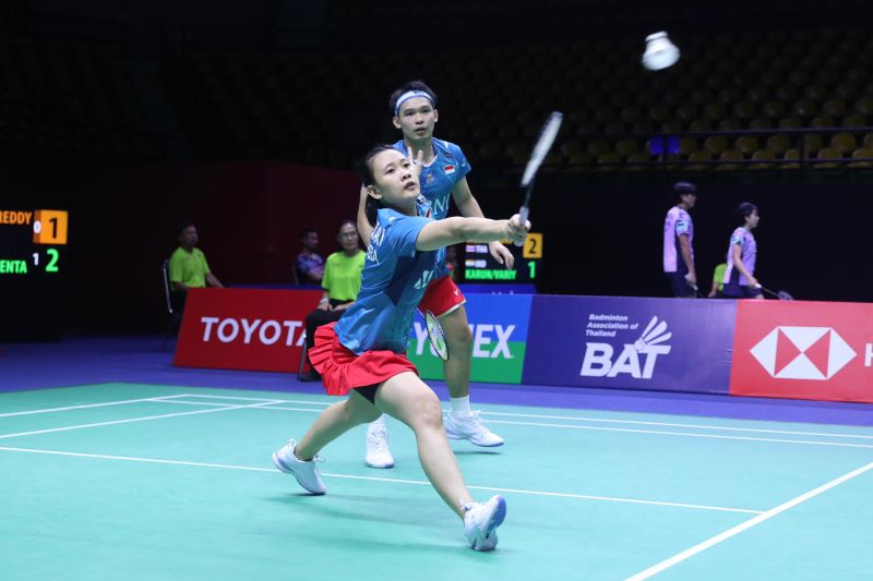 Rinov/Pitha tak lengah jaga performa di babak 16 besar Thailand Open