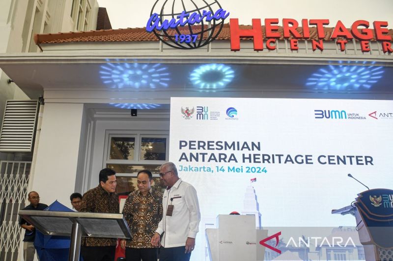 Menteri BUMN resmikan wisata sejarah dan jurnalisme ANTARA Heritage Center di Jakarta
