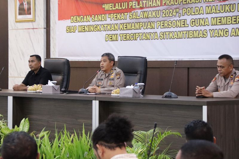 Polda Maluku gelar operasi pekat salawaku 2024 ciptakan ketertiban