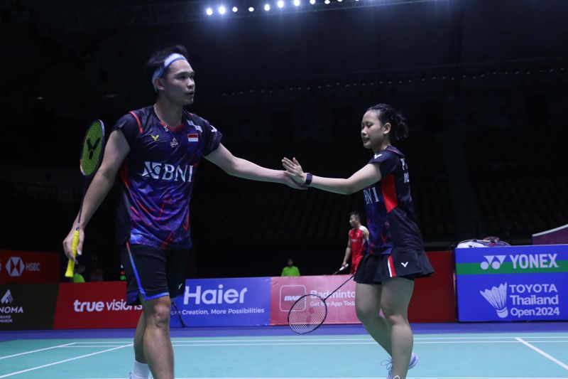 Keberanian bawa Rinov/Pitha melaju ke perempat final Thailand Open