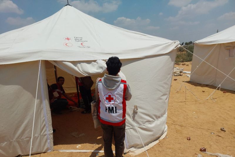 PMI siap kirim 500 unit tenda ke Gaza