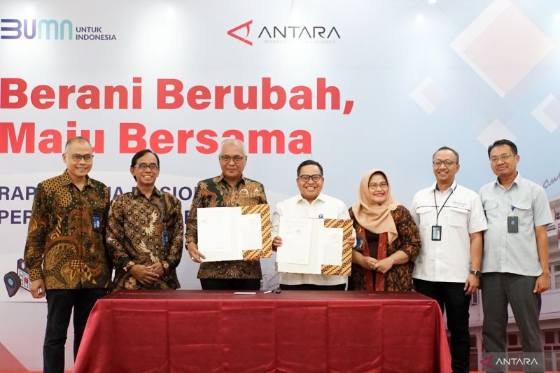 ANTARA dan Jamkrindo tanda tangani MoU kerja sama penjaminan