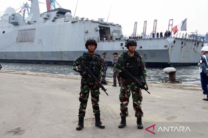 Kapal perang FREMM Bretagne D655 sandar di Jakarta sampai 24 Mei 2024