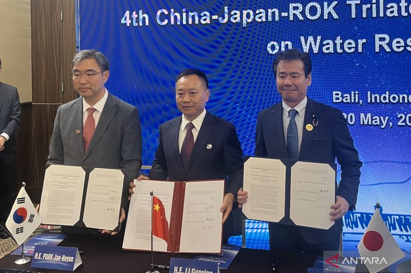 China, Jepang, Korsel sepakati perjanjian pengembangan sumber daya air