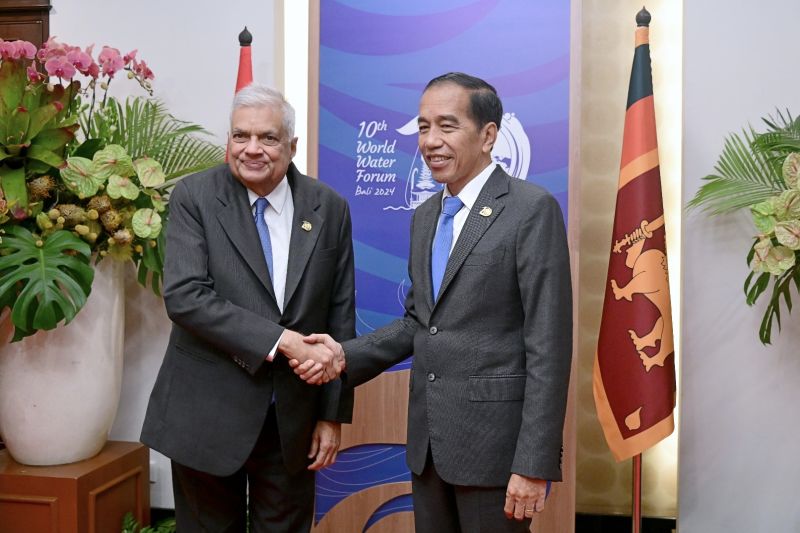Jokowi gelar pertemuan bilateral dengan Presiden Sri Lanka