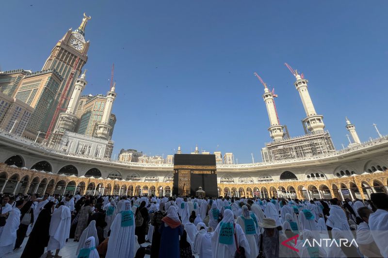 Jelang kedatangan jamaah calon haji di Makkah