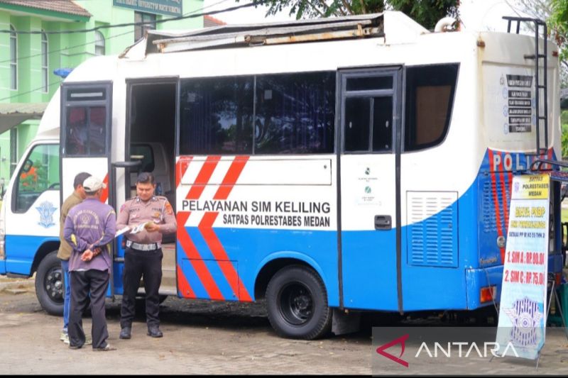Layanan SIM Keliling di lima wilayah Jakarta Selasa ini 