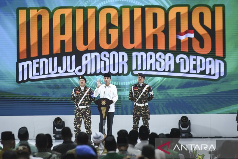 Presiden Jokowi hadiri pelantikan Pimpinan Pusat GP Ansor