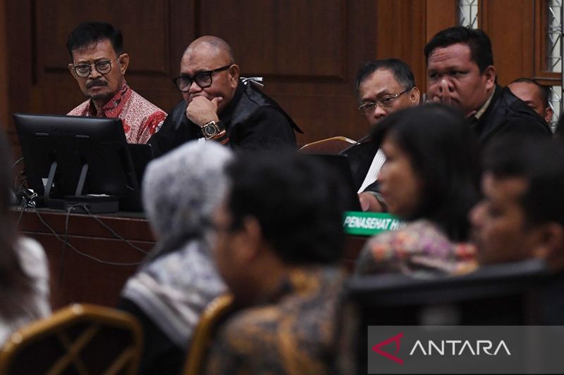 Keluarga Syahrul Yasin Limpo hadir sebagai saksi pada sidang kasus gratifikasi di Kementan