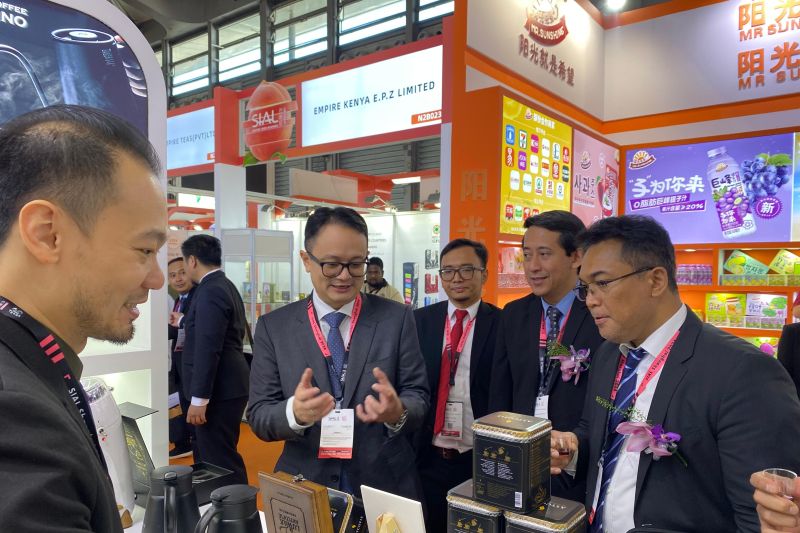 Kementerian Perdagangan kenalkan makanan-minuman Indonesia di Shanghai