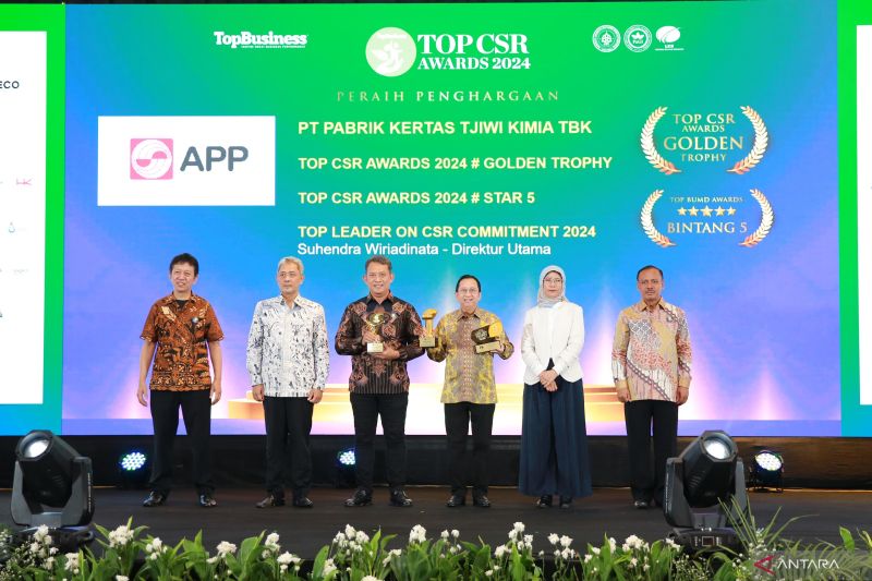 APP Group raih delapan penghargaan TOP CSR Awards 2024