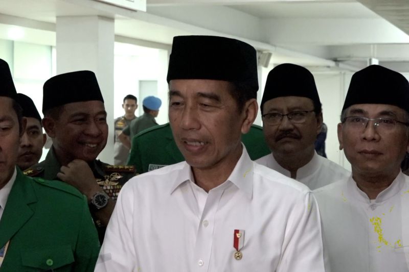Jokowi enggan komentari Rakernas V PDIP sindir pemerintahannya